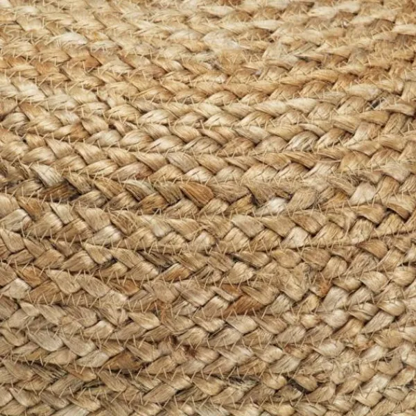 vidaXL Sittpuffar>Handgjord sittpuff 45x30 cm jute