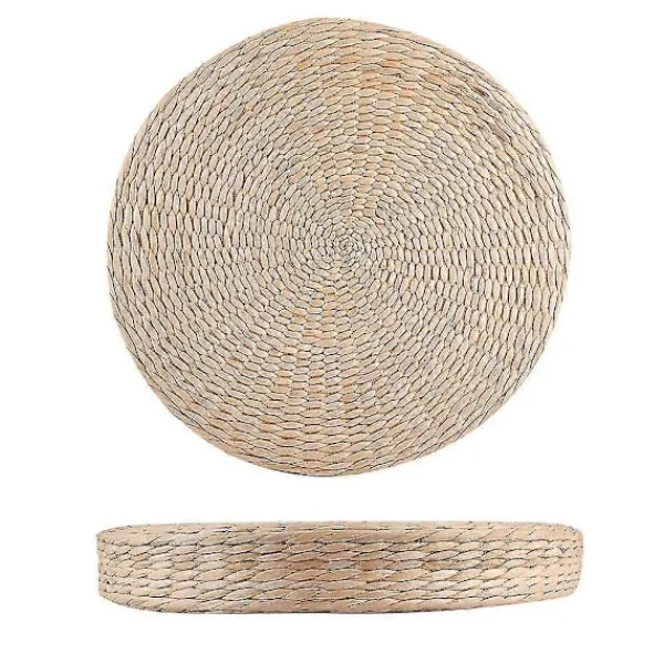 Sittpuffar>Handvävda Runda Kuddar Pouf för Japansk Stil Hem Tatami Fönster Dekoration
