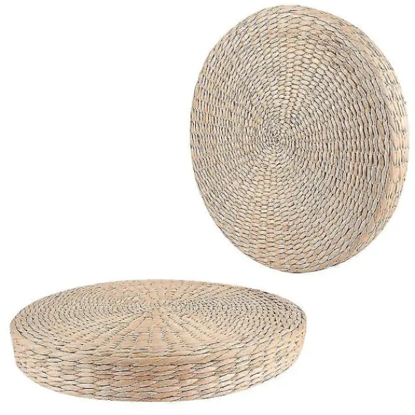 Sittpuffar>Handvävda Runda Kuddar Pouf för Japansk Stil Hem Tatami Fönster Dekoration