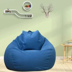 Sittpuffar>Helt ny extra stor bönpåse-fåtölj-soffaöverdrag inomhus lat loungestol för vuxna barn (ingen fyllning!)