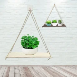 Hyllor>Hemmaplanta Bonsai Foto Ram Trä Fönster Vägg Hängande Hyllor Förvaringsställ (S,1)