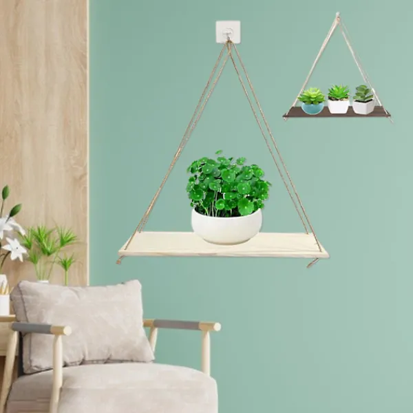 Hyllor>Hemmaplanta Bonsai Foto Ram Trä Fönster Vägg Hängande Hyllor Förvaringsställ (S,1)