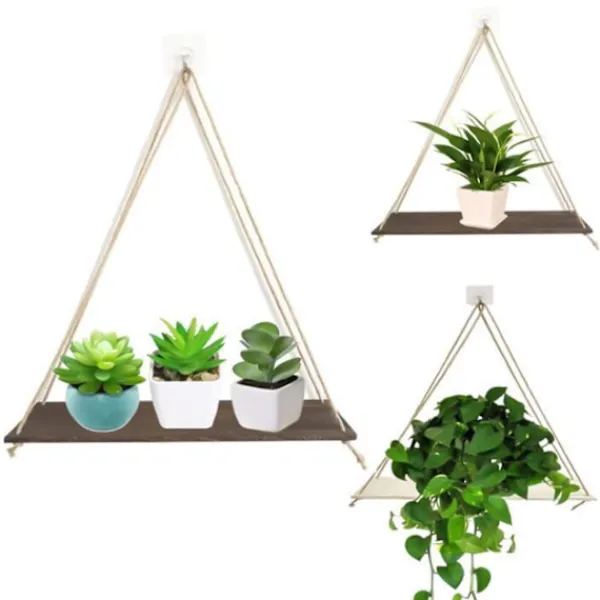 Hyllor>Hemmaplanta Bonsai Foto Ram Trä Fönster Vägg Hängande Hyllor Förvaringsställ (S,1)