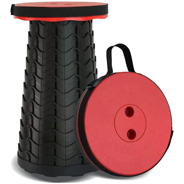 BraVärde Stolar>Heta Bärbara Pallen Fällbara Stolar, Fällstol för Camping med Justerbar Höjd och Lättviktig och Bärbar Design, Uppgraderad Fällpall
