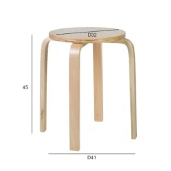 Pallar>Hett Set med 2 produkter. Pall SIXTY-1 natur 2300 2300