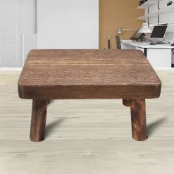 Pallar>Höga Sängar Trä Stegpall Massivt Trä Liten Pall Kök Vardagsrum Garderob Hållbar Robust Rustik och Retro Design