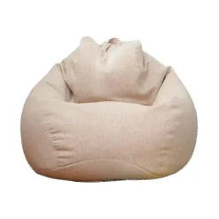 Gåva Sittsäckar>Högkvalitativt extra stort sittsäcksöverdrag för soffa inomhus, lat fåtölj för vuxna och barn (endast sittsäcksöverdrag) 100 * 120 cm Khaki | Fyndiq