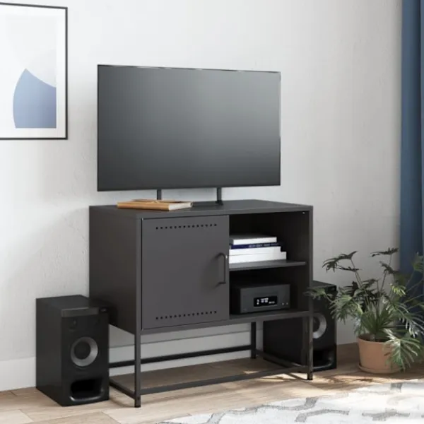 vidaXL Tv-Bänkar>Högskåp olivgrön 100,5x39x107 cm stål