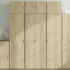 vidaXL Skåp>Högskåp sonoma-ek 70x42,5x185 cm konstruerat trä