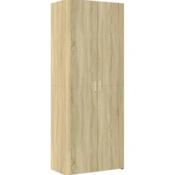 vidaXL Skåp>Högskåp sonoma-ek 70x42,5x185 cm konstruerat trä