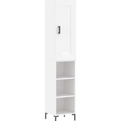 vidaXL Skåp>Högskåp vit 34,5x34x180 cm konstruerat trä