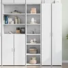 vidaXL Skåp>Högskåp vit 45x41x185 cm konstruerat trä