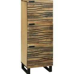 vidaXL Skåp>Highboard Brun 40 x 33 x 110 cm massivt mangoträ