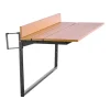 DUOKU Balkongmöbler>Hängbord - - Fällbart - 100 x 48,5 cm - Justerbart 5 Nivåer - Rostfritt Stål