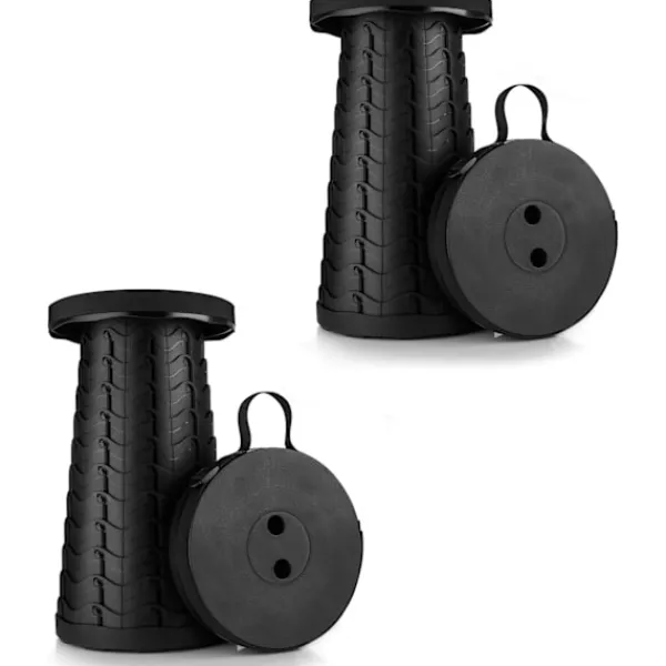 AIZHENCHEN Pallar>Hopfällbar pall 2-pack, lätt men starkare med 180 kg lastkapacitet, förbättrad P