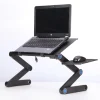 Småbord>Hopfällbart nattduksbord, justerbart bord, datorbricka för soffa, frukostbricka för säng, laptopbord, 360 graders lutningsstativ