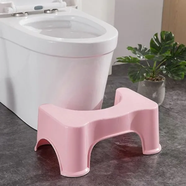 Pallar>Hushålls Toalettmatta Fotpall Badrum Halkfri Plastpall För Barn Och Äldre Ty
