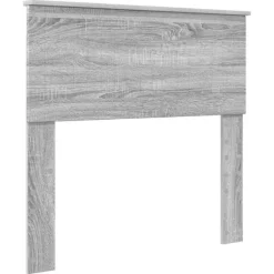 vidaXL Sängar>Huvudgavel med huvudgavel Grå Sonoma 90 cm Konstruerat trä