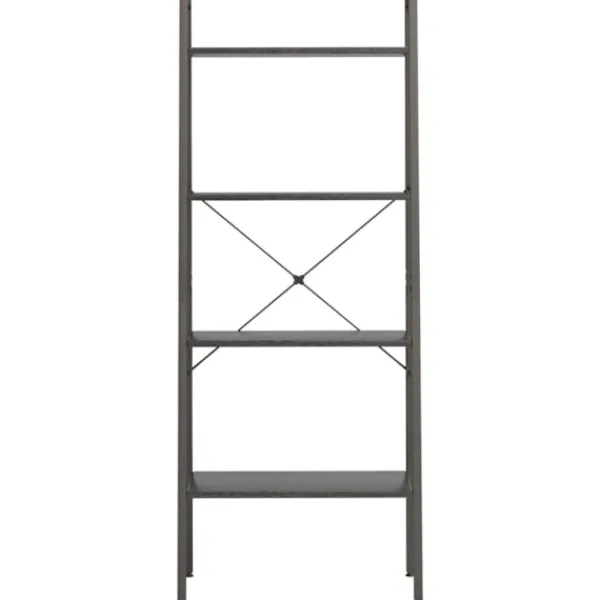 vidaXL Hyllor>Hylla 4 plan svart 56x35x140 cm