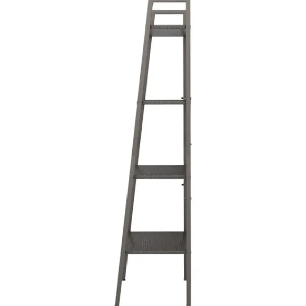 vidaXL Hyllor>Hylla 4 plan svart 56x35x140 cm