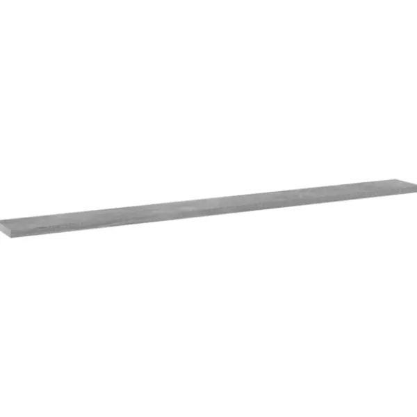 vidaXL Hyllor>Hyllplan 4 st betonggrå 100x10x1,5 cm konstruerat trä