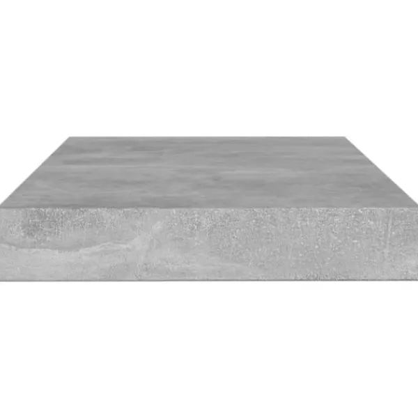 vidaXL Hyllor>Hyllplan 4 st betonggrå 100x10x1,5 cm konstruerat trä