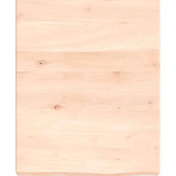 vidaXL Hyllor>Hyllplan 40x50x(2-4) cm obehandlad massiv ek