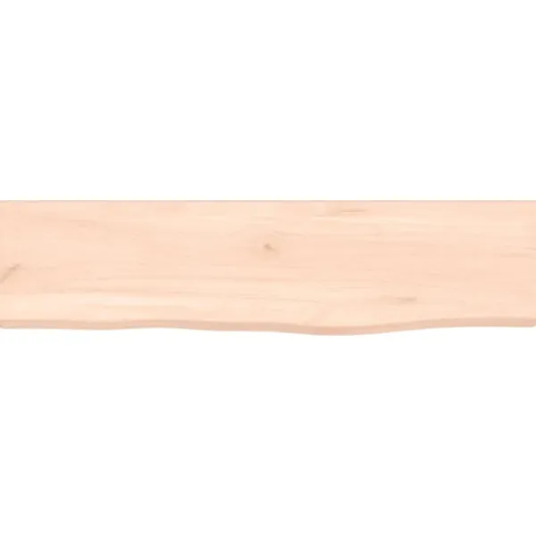 vidaXL Hyllor>Hyllplan 40x10x2 cm obehandlad massiv ek