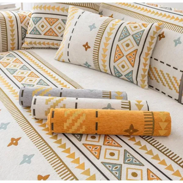 no brand Soffor>IC Halksäker soffa kudde i bohemisk stil Vit 90*70cm