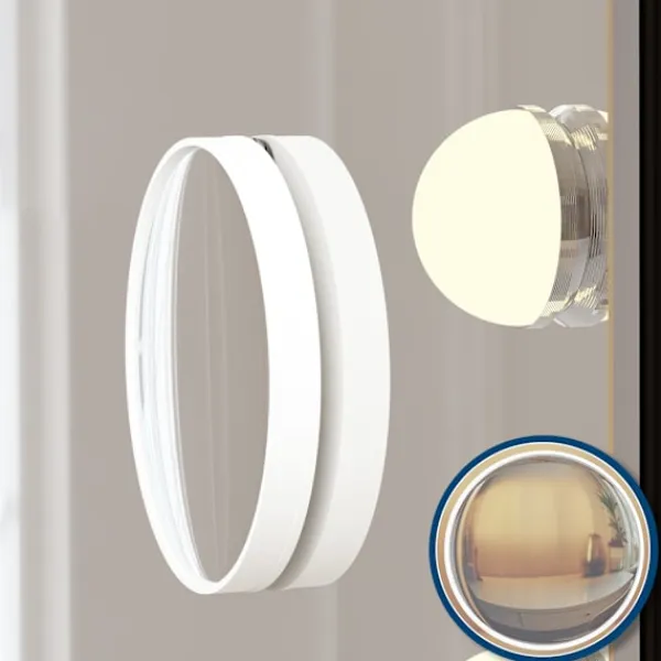 BellaFurn Sminkbord>Illuminated Wall Mirror - Make -Up Mirror - Dimble LEDS & USB -anslutning | Färg: Svart | Innehåll: Med Bluetooth