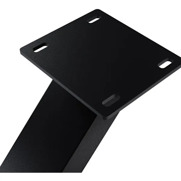 BellaFurn Kontorsmöbler>Industriella bordsben - Upprätter - Högt pulverbelagt stål, inklusive golvtoppar Färg: Svart | Storlek: 160x80x72 cm