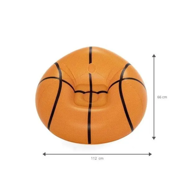 BESTWAY Sittsäckar>Inflatable Fåtölj - - Basketboll - 114x112x66 cm - PVC -