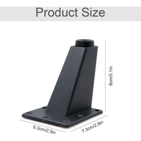 Byråer>Justerbara Möbelben 4st 8x7x6.3cm Aluminium Soffbordsben Kompatibla med Skåp Soffbord TV Hållbara Stadiga Smidiga