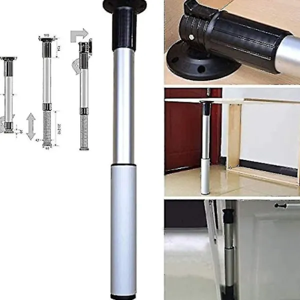 Matbord>Justerbara stödben i aluminiumlegering, hopfällbara bordsben, lyfthöjd 51-71 cm
