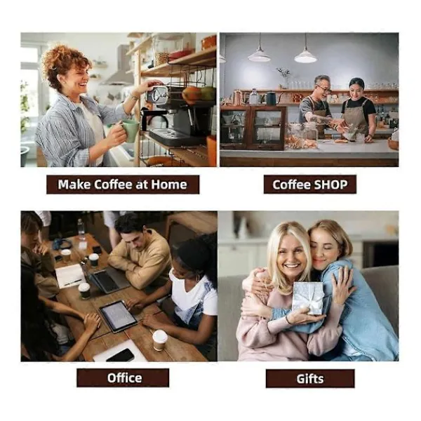 Matgrupper>Kaffeböna Doseringskopp Sked och Flaskset, svart