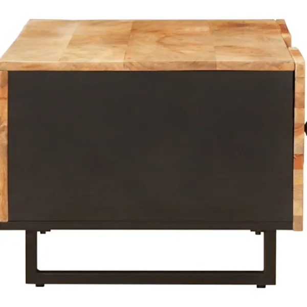 vidaXL Tv-Bänkar>Kaffeebord Brun 100 x 54 x 40 cm Massivt mangoträ
