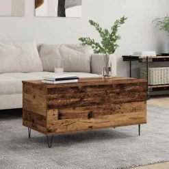 vidaXL Soffbord>Kaffeebord Gammalt trä 90 x 44.5 x 45 cm Konstruerat trä