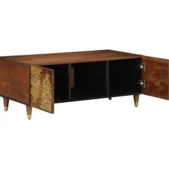 vidaXL Skåp>Kaffeebord Honung brun 100 x 54 x 40 cm Massivt mangoträ