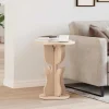 vidaXL Småbord>Kaffeebord Naturfärg 39,5 x 39,5 x 53,5 cm Massiv furu