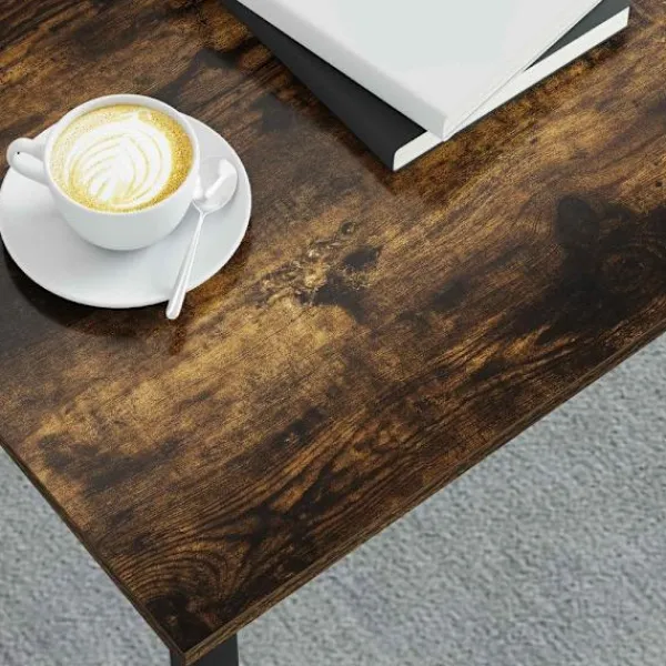 vidaXL Soffbord>Kaffeebord Rökek 80 x 80 x 45 cm Konstruerat trä
