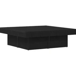 vidaXL Soffbord>Kaffeebord Svart Ek 90 x 90 x 28 cm Konstruerat trä