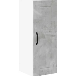 vidaXL Skåp>Köksskåp Betonggrå 30 x 31 x 80 cm Konstruerat trä