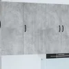 vidaXL Skåp>Köksskåp Betonggrå 50 x 31 x 100 cm Konstruerat trä