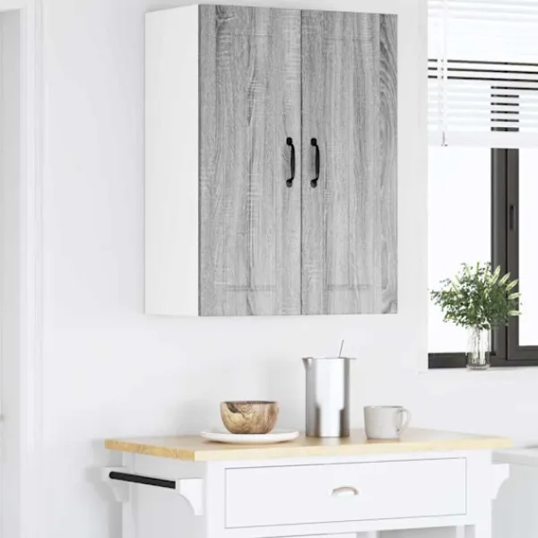 vidaXL Skåp>Köksskåp Grå Sonoma 30 x 31 x 80 cm Konstruerat trä