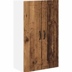 vidaXL Skåp>Köksskåp med hylla Gammalt trä 60 x 31 x 100 cm Konstruerat trä