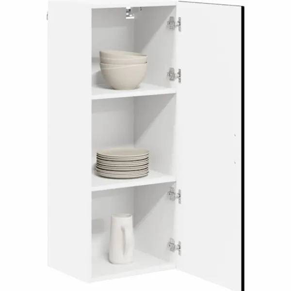 vidaXL Byråer>Köksskåp Svart 40 x 31 x 100 cm Konstruerat trä