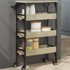 vidaXL Hyllor>Köksvagn sonoma-ek 53x20x76 cm konstruerat trä
