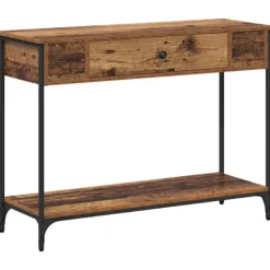 vidaXL Småbord>Konsolbord Gammalt trä 100 x 34.5 x 75 cm Konstruerat trä