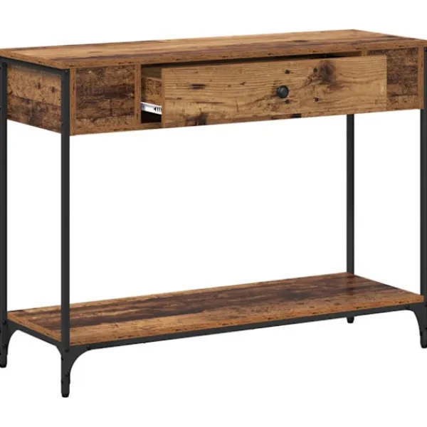 vidaXL Småbord>Konsolbord Gammalt trä 100 x 34.5 x 75 cm Konstruerat trä