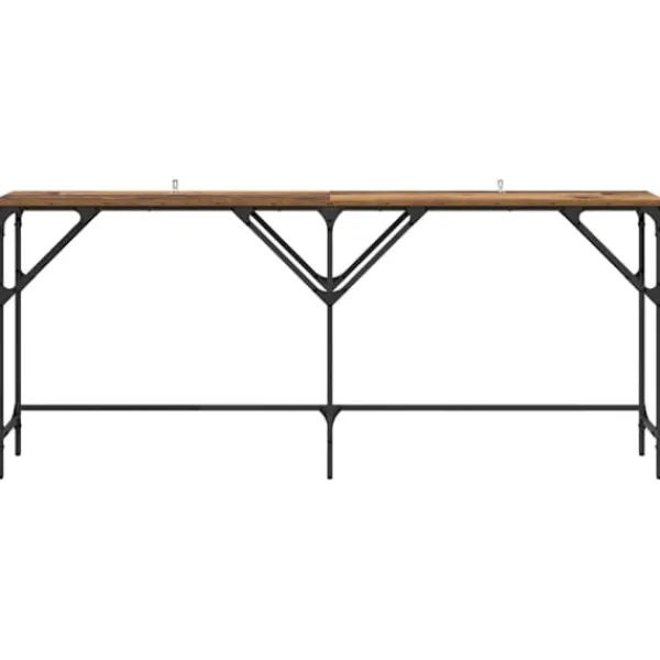 vidaXL Småbord>Konsolbord Gammalt trä 180 x 30 x 75 cm Konstruerat trä